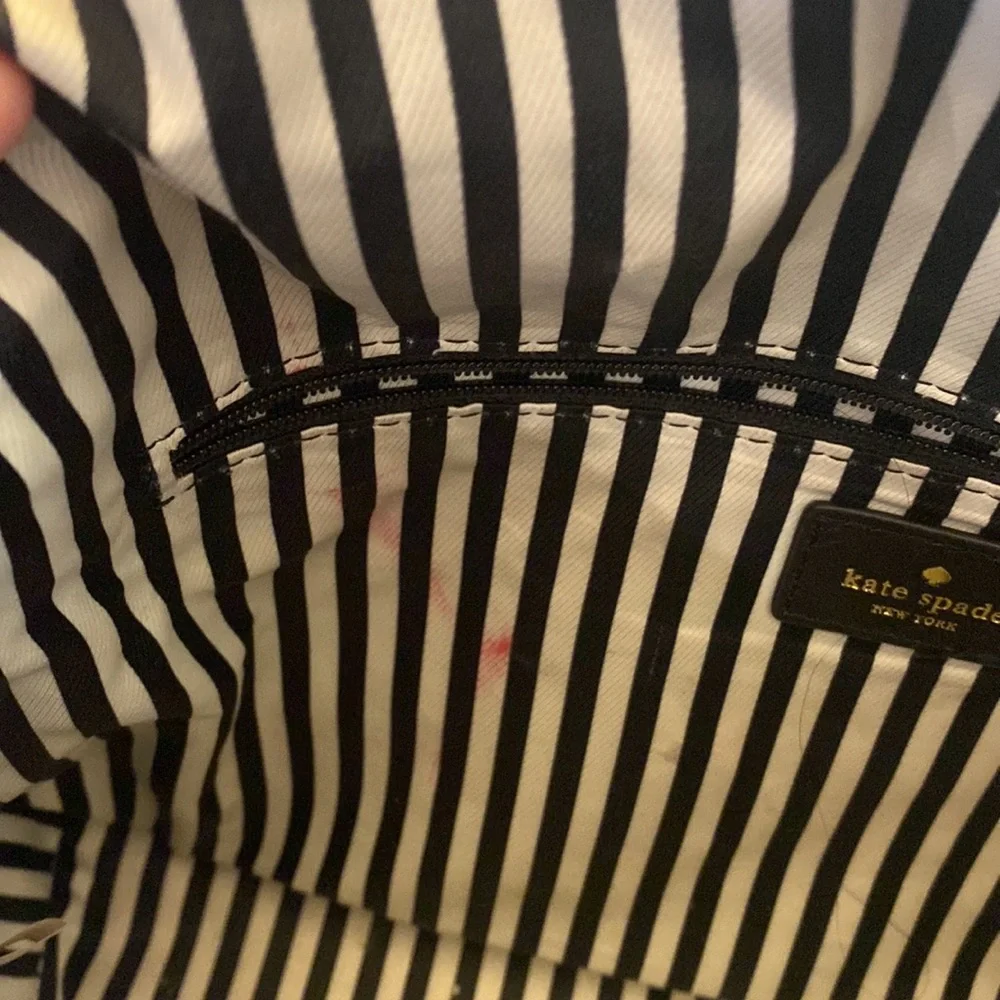 Kate Spade Cobble Hill Little Minka Black 100% Leather Satchel Purse Crossbody - Picture 3 of 5